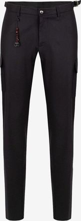 Marco Pescarolo Slim-Fit-Cargohose aus Schurwolle Pompei