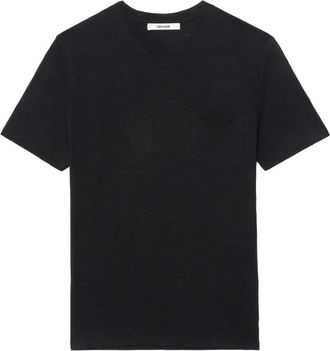Zadig&Voltaire T-shirt Stockholm con stampa - Nero