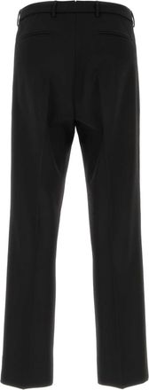 Prada Mens Wool Trousers Black