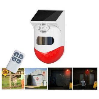 Trade Shop Trade Shop - Allarme Antifurto Solare Sensore Movimento 120db Con Telecomando Sirena Q-bj200