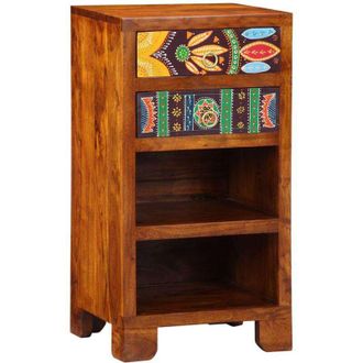 vidaXL Mueble Para Tel&eacute;fono Con Caj&oacute;n Marr&oacute;n 40 X 35 X 75 Cm Vidaxl