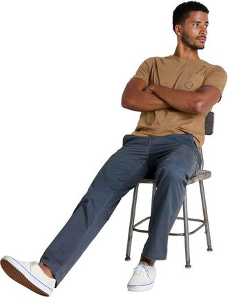 Toad & Co Mens Primo Short Sleeve Crew Embroidered in Honey Brown Smile Embroidery at Nordstrom, Size Xx-Large