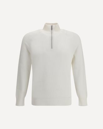 Brunello Cucinelli Cotton Sweater with a high neckline Male 56