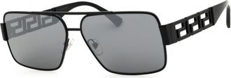 Versace VE2290 12616G Matte Black/Dark Grey Mirror Silver