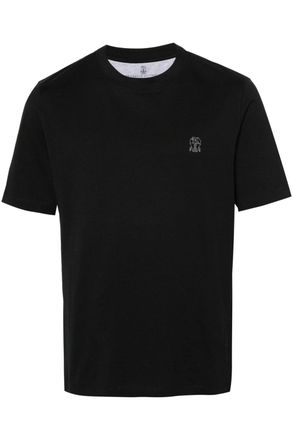 Brunello Cucinelli CLASSIC BRANDED COTTON T SHIRT Size: XL, colour: VA