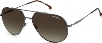 Carrera Mens CA274S 61 KJ1 HA Fashion Sunglasses - Silver - One Size