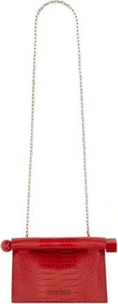 Jacquemus Clutches - Mini Rond Carre Clutch Bag - Gr. unisize - in Rot - für Damen