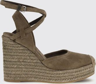 Brunello Cucinelli Espadrillas con zeppa Brunello Cucinelli in camoscio