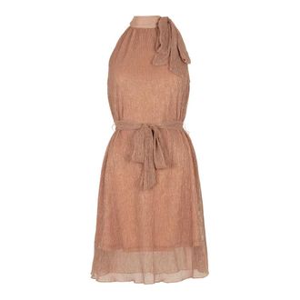 Freebird by Steven Divya Dress - Dames - Korte kleedjes - Bruin - XL - Kleedjes