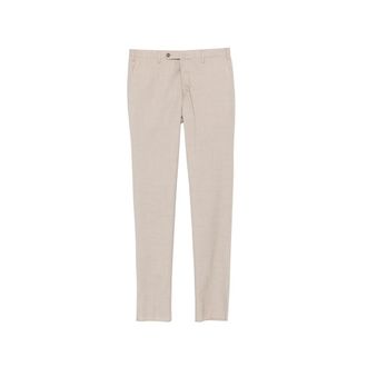 Incotex Chinos, male, Beige, Size: 4XL Buttoned Trousers