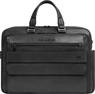 Piquadro Laptop Bags & Cases, male, Black, Size: ONE SIZE Personalizable laptop bag 15,6