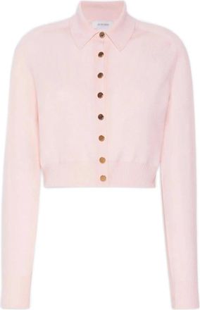 Sportmax Lirica Cardigan - Dames - Vesten - Roze - M - Wol - Truien & Vesten