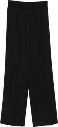 Dolce & Gabbana Dames Broeken Kleding Aw 25 - Dames - Wijde Broeken - Zwart - XS - Wol - Broeken