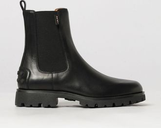 Tod's Stivaletto Chelsea in pelle di vitello liscia con suola carrarmato