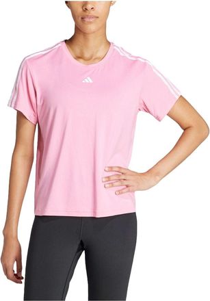 adidas (WMNS) adidas AEROREADY Train Essentials 3-Stripes T-shirt Asia Sizing Bliss Pink IS4215