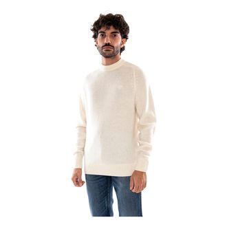 Barbour Jersey Newtown de cuello redondo - Knitwear - Hombre - Blanco - XL