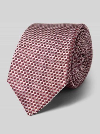 Joop Seidenkrawatte im Allover-Look (7 cm) in Rot, Gr&ouml;&szlig;e 1