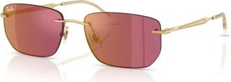 Ray-Ban Zonnebrillen - unisex - Zonnebrillen - Geel - 56 MM - Accessoires