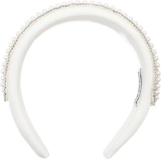 Self Portrait Cerchietto con decorazione - Bianco