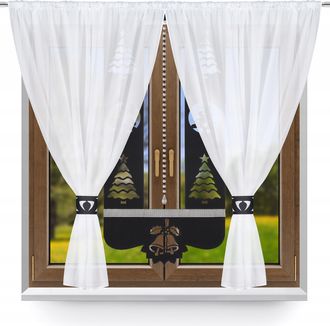 OEM Cortina Moderna R2, Juego Navide&ntilde;o, Panel Decorativo Glamuroso Para &Aacute;rbol De Navidad 300x150