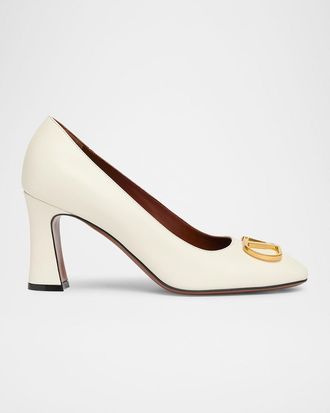 Valentino Garavani VLogo Signature Leather Pumps