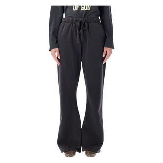Fear of God Sweatpants, female, Black, Size: M Signature Classic Flare Sweatpant