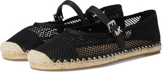 Michael Kors Lynn Ballet Espadrille Womens Shoes Black : 10 M, Leather