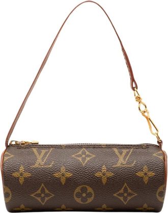 Louis Vuitton Pre-owned Mini Bags, female, Brown, Size: ONE SIZE Pre-owned Mini Cylindrical Bag
