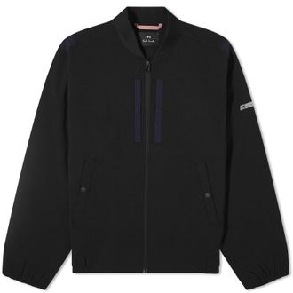 Paul Smith Mens Bomber Jacket in Black, Size Medium