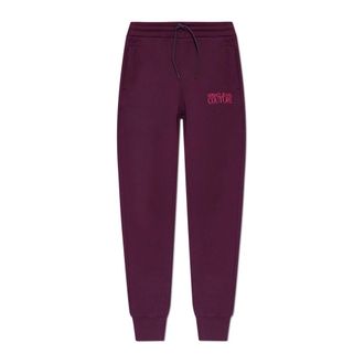 Versace Jeans Couture Dames, Broeken, Paars, Maat: XS Katoen