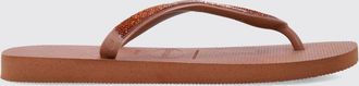 Havaianas Sandali infradito Top Glow in PVC con strass e tacco basso