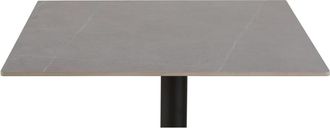Maisons du monde Tablero de mesa profesional de exterior gris claro para 2 personas, 80 cm