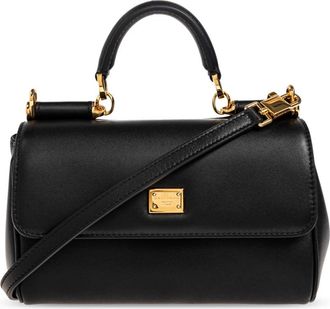 Dolce & Gabbana My Sicily Handtas - Dames - Handtassen - Zwart - ONE Size - Katoen - Tassen