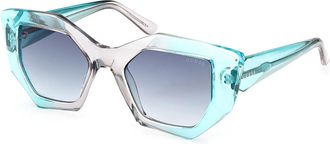 Guess GU7897 89W Womens Sunglasses Blue Size 50
