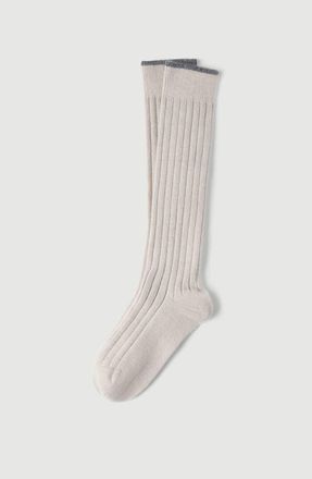 Brunello Cucinelli Cashmere knit socks in Sand at Nordstrom, Size Xx-Large Eu