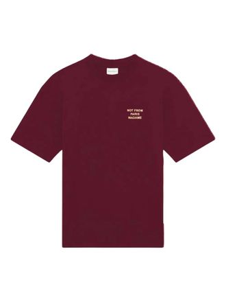 Dr&ocirc;le de Monsieur Le Slogan T-shirt - men - Cotton - M - Red