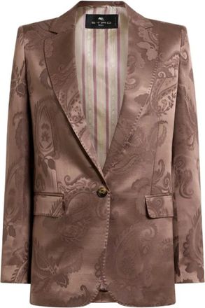 Etro Mujer, Chaquetas, Marr&oacute;n, Talla: S