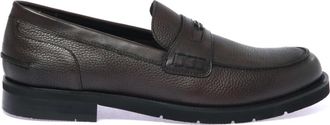 Baldinini Zapato de Cordones de Piel Tumbled - Shoes - Hombre - Marr&oacute;n - 40 EU