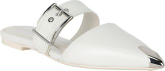 Alexander McQueen Punk Pointed Toe Flat in Ivory at Nordstrom Rack, Size 6Us / 36Eu