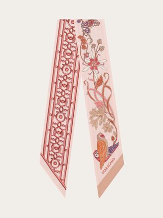 Ferragamo Donna Mini bandeau stampa Liberty Rosa