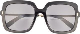 DIFF Eyewear Sandy 54mm Square Bifocal Reading Sunglasses Glasses in Black at Nordstrom Rack, Size +2.00