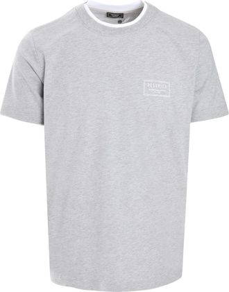 PESERICO logo-print T-shirt - Grey