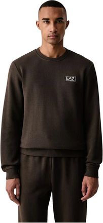 Emporio Armani Felpa - - Sweatshirts & Hoodies - Uomo - Marrone - L