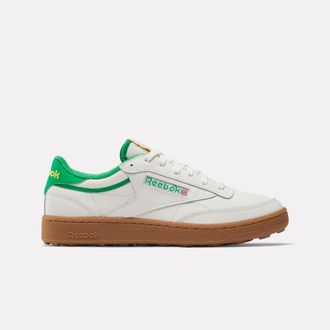 Reebok Mens Club C Golf In Chalk/Classic Green M