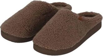 Apollo teddy pantoffels taupe