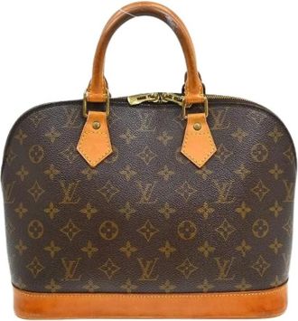 Louis Vuitton Pre-owned Handbags, female, Brown, Size: ONE SIZE Pre-owned Vintage Alma Handbag
