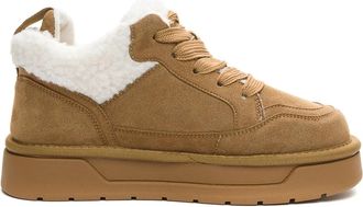 Keddo An-458237 Enkellaarsjes - Dames - Winterlaarzen - Bruin - 39 EU - Wol - Schoenen