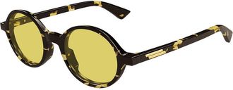 Bottega Veneta BV1430S 002 Mens Sunglasses Tortoiseshell Size 48