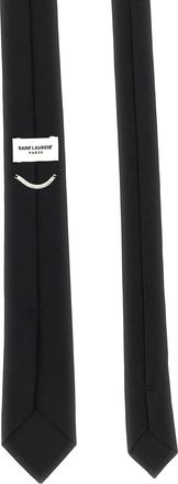 Saint Laurent Silk Tie - Black
