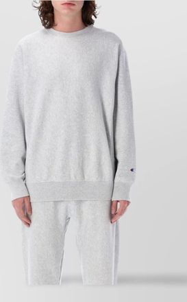 Champion crewneck sweater with ribbed cuffs and hem